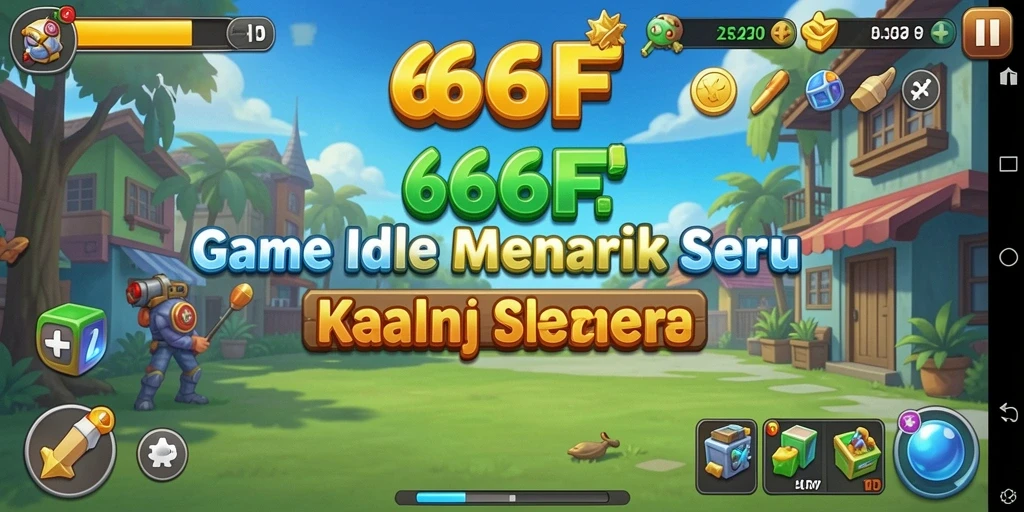Tampilan gameplay 666F yang menonjolkan interaksi antar karakter.