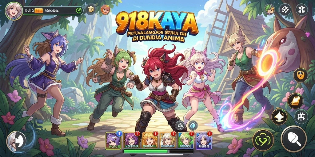 Gameplay menarik dengan karakter anime yang ikonik.