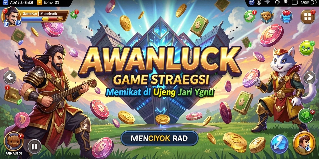 Tampilan menarik dari gameplay AWANLUCK yang penuh strategi.
