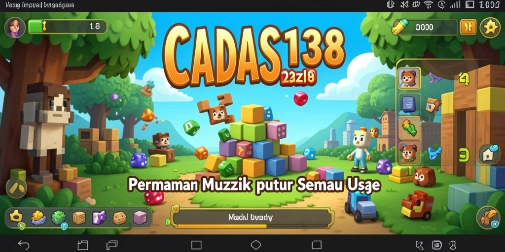 Tampilan gameplay cadangan CADAS138 dengan teka-teki seru.