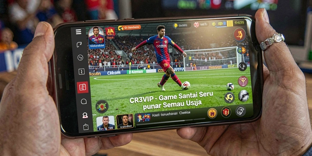 Tampilan gameplay menarik CR7VIP yang penuh warna dan seru.