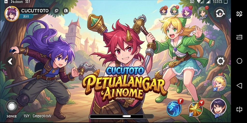 Screenshot menampilkan petualangan seru dalam game CUCUTOTO.