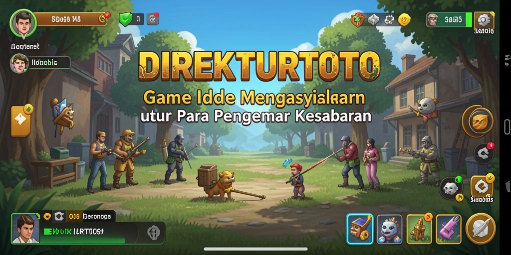Tampilan gameplay utama DIREKTURTOTO yang menawan dan interaktif.