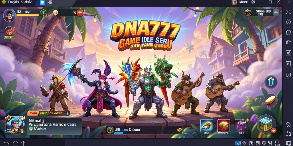 Tampilan gameplay seru dari <strong>DNA777</strong> saat mengumpulkan sumber daya.