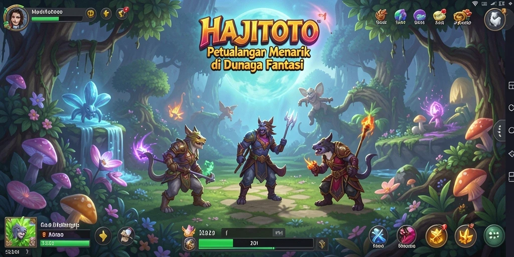 Tampilan gameplay HAJITOTO yang penuh aksi dan petualangan seru.