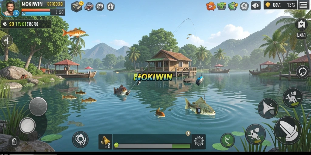 Tangkapan ikan besar dalam gameplay HOKIWIN yang menggembirakan.