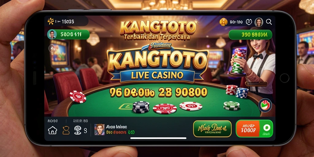 Gameplay KANGTOTO yang menarik dengan dealer kasino profesional.