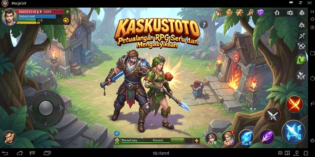 Tangkapan layar menunjukkan gameplay RPG KASKUSTOTO yang mendebarkan.