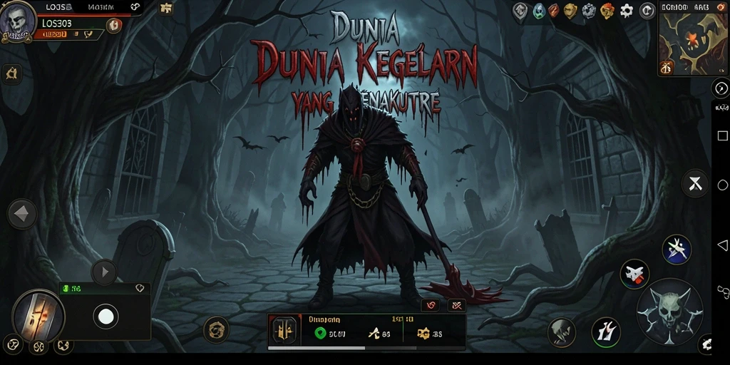 Screenshot dari gameplay menakutkan di LOS303.