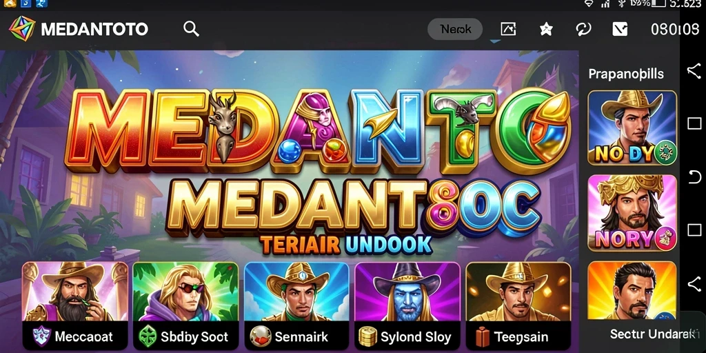 Tangkapan layar gameplay menampilkan keseruan mesin Slot MEDANTOTO.
