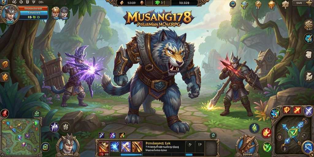 Gameplay menarik dari MUSANG178 dalam dunia MMORPG.