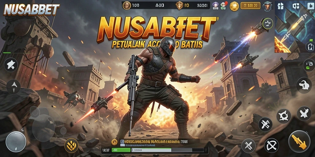 Tampilan gameplay seru dari NUSABET dengan aksi memukau.