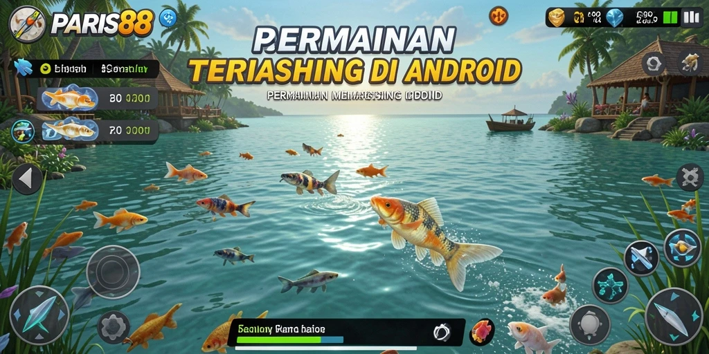 Tangkapan ikan menakjubkan di <strong>PARIS88</strong> selama gameplay.