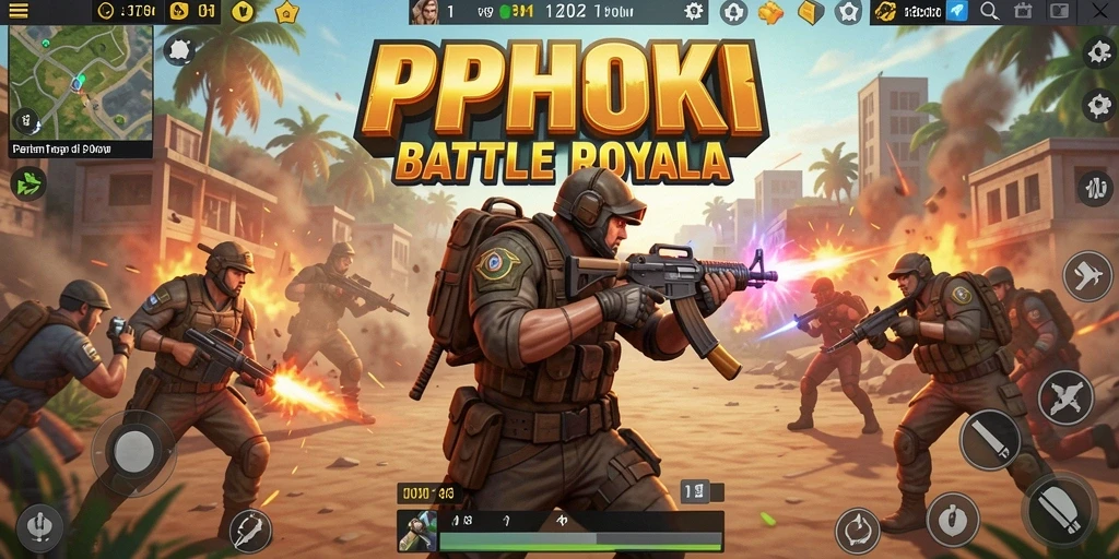 Gameplay seru PPHOKI dengan aksi pertempuran intens.