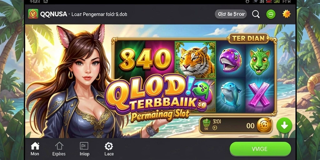 Tampilan gameplay QQNUSA yang menarik dan interaktif.