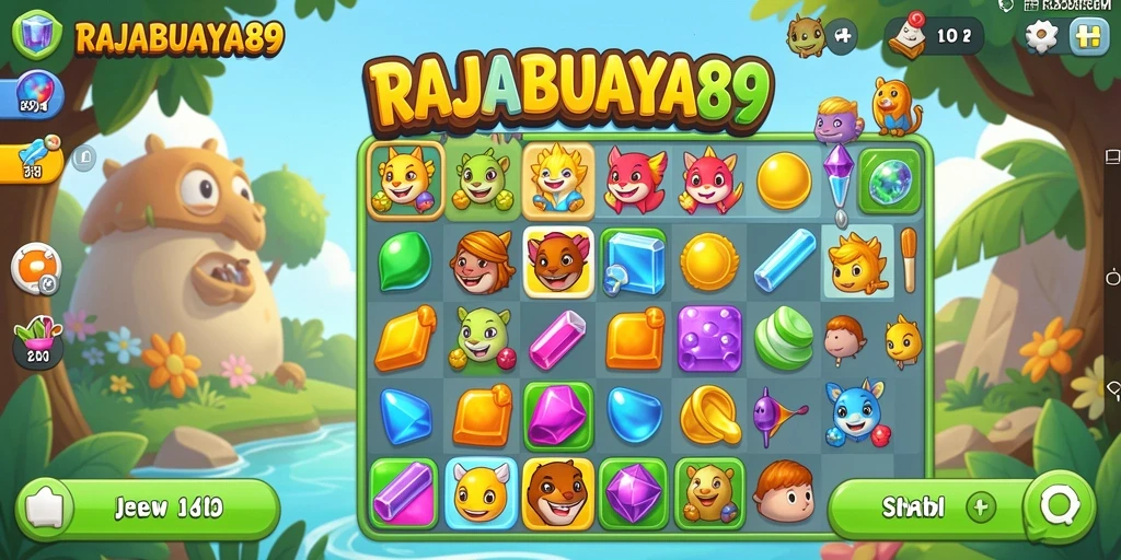 Tampilan menarik dari gameplay seru RAJABUAYA89.