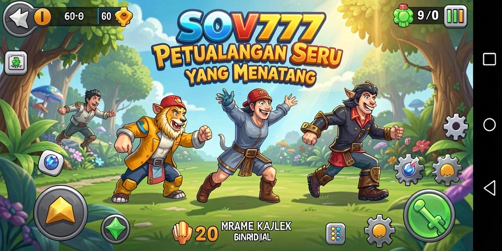 Tampilan gameplay SOV777 yang penuh aksi dan petualangan.