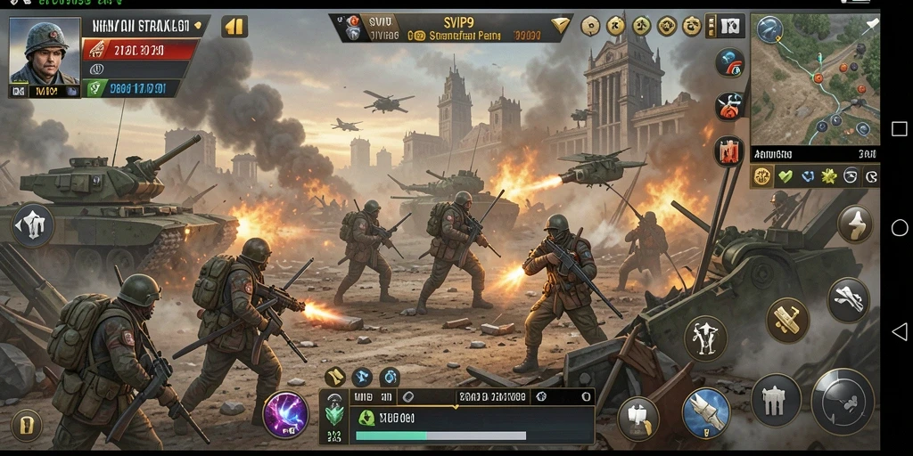 Tampilan gameplay menarik dari SVIP9 yang penuh taktik.