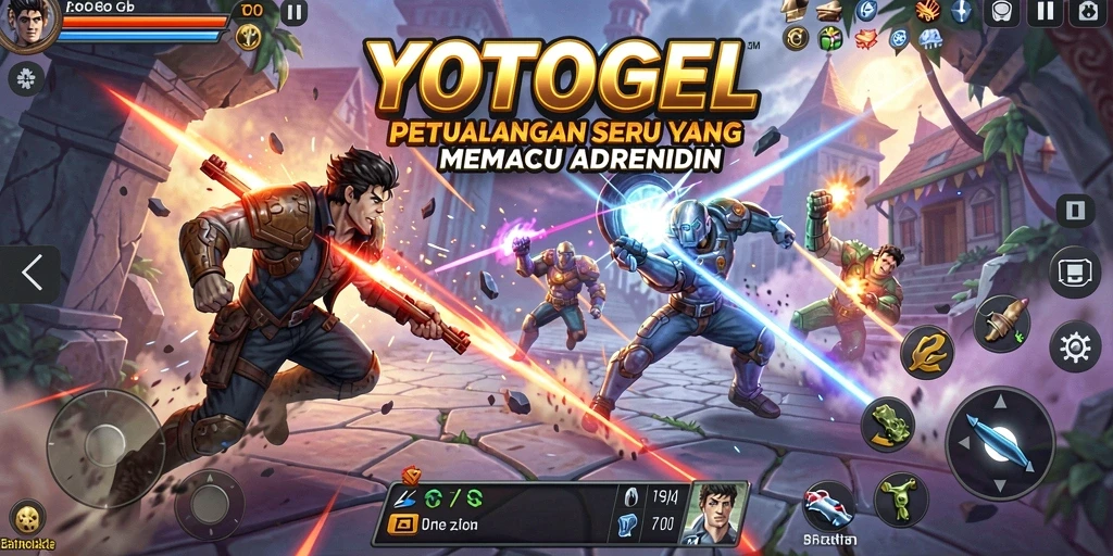 Tampilan mendebarkan dari pertarungan dalam YOTOGEL